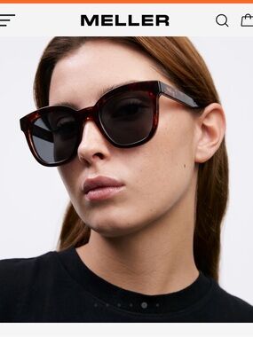 Meller MAHÉ BEST SELLER- TIGRIS CARBON Tortoiseshell Sunglasses & Case